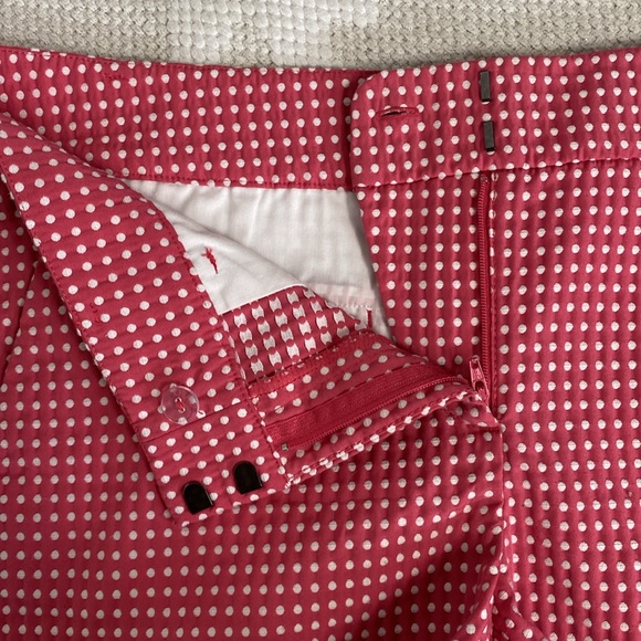 Ann Taylor Signature scallop edges white polka dots woman’s shorts Size 8 - Picture 14 of 16